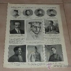 Militaria: GUERRA DE AFRICA, ORIGINAL DE 1925. HEROES Y VICTIMAS DE LA GUERRA, TODO FOTOS, DESPLEGABLE.
