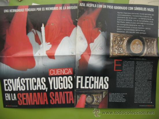 Militaria: Art&iacute;culo de revista dedicado a la Semana Santa y la Divisi&oacute;n Azul. Ver m&aacute;s fotos.
