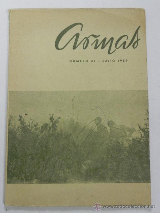 Military Antiques: REVISTA DE LA ACADEMIA GENERAL MILITAR, ARMAS, NUM. 41, JULIO DE 1959, 50 PAG. MARIA CRISTINA, CON M