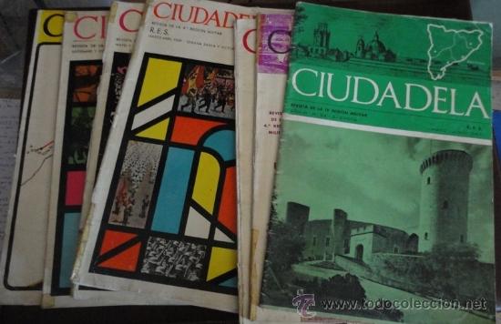 Militaria: Lote de 7 revistas Ciudadela, a&ntilde;os 67-68-69