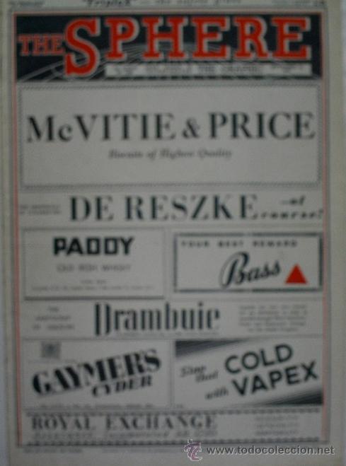 Military Antiques: THE SPHERE. N&ordm; 2330. SEPTIEMBRE 1944