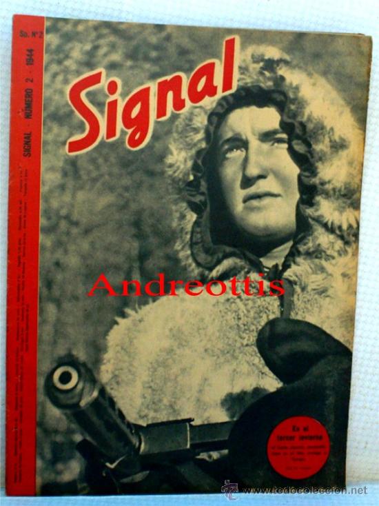 Militaria: REVISTA SIGNAL A&Ntilde;O: 1944 N&ordm; 2.  SEGUNDA GUERRA MUNDIAL. TEXTO EN CASTELLANO