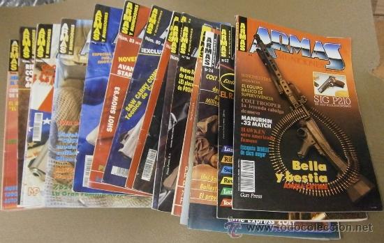 Military Antiques: Lote de 6 revistas ARMAS Y MUNICIONES