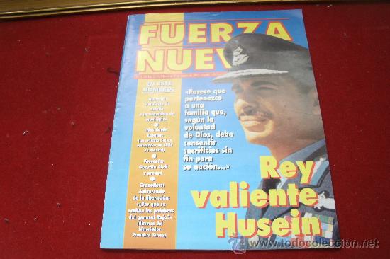 Militaria: REVISTA FUERZA NUEVA 1202 - REY VALIENTE HUSEIN. ETC