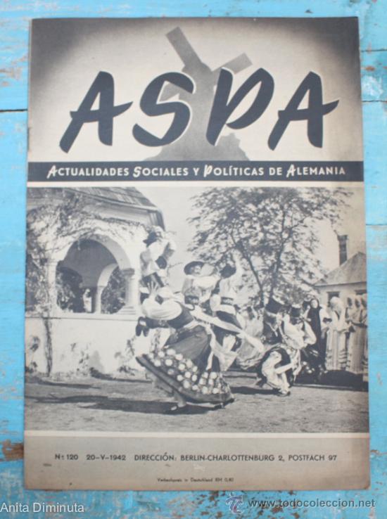 Militaria: ASPA N&ordm; 120 - 1942 - II GUERRA MUNDIAL - JOSE MIGUEL GUITARTE JEFE DEL SEU, JUAN MANUEL CASTRO RIAL