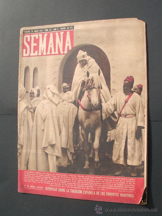 Military Antiques: Revista Semana. N&uacute;mero 49. A&ntilde;o 2. 1941.