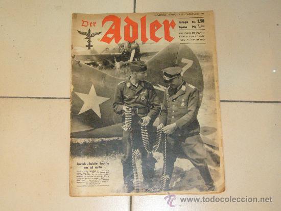 Military Antiques: REVISTA DER ADLER N&ordm; 22  BERLIN,EL 4 DE NOVIEMBRE DE 1941
