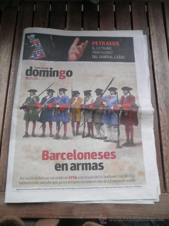 Military Antiques: CUADERNO DEL DOMINGO DE EL PERI&Oacute;DICO - 18/11/12 &middot; En portada: BARCELONESES EN ARMAS - 32 p&aacute;ginas