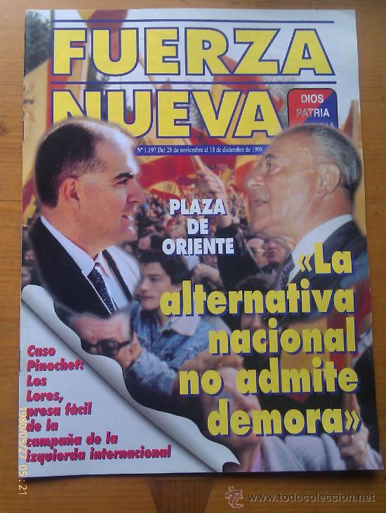 Militaria: Revista Fuerza Nueva. N&uacute;mero 1.197. 18 Diciembre 1998. Blas Pi&ntilde;ar. Espa&ntilde;a.
