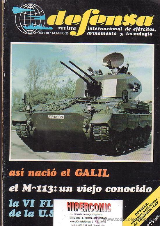 Militaria: DEFENSA N&ordm; 23 -REVISTA MILITAR A&Ntilde;O 1980