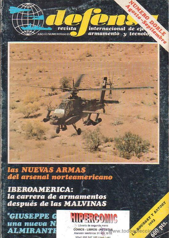 Militaria: DEFENSA N&Uacute;MERO DOBLE 64 - 65 -REVISTA MILITAR A&Ntilde;O 1983