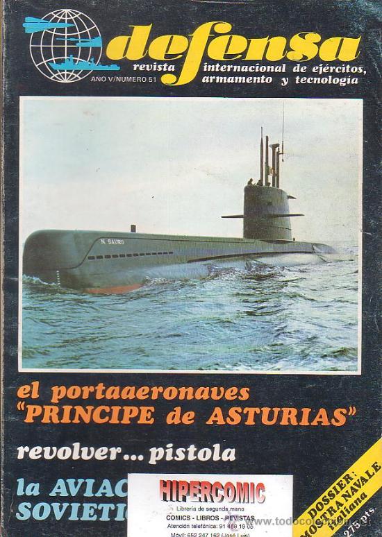 Militaria: DEFENSA N&ordm; 51 -REVISTA MILITAR A&Ntilde;O 1982