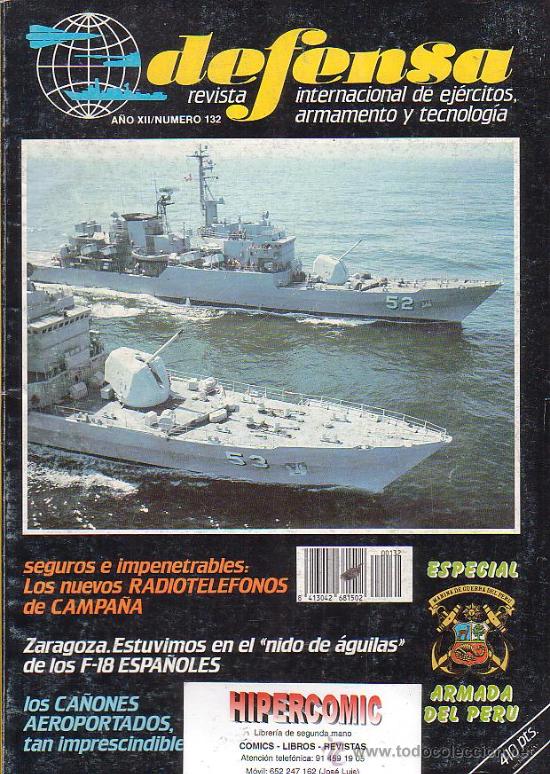 Militaria: DEFENSA  N&ordm;  132   -REVISTA MILITAR A&Ntilde;O 1989