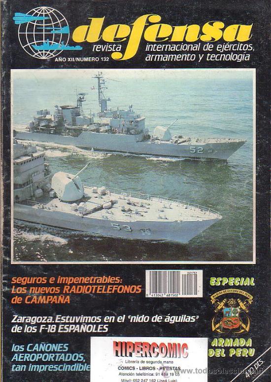 Militaria: DEFENSA N&ordm; 132 -REVISTA MILITAR A&Ntilde;O 1989