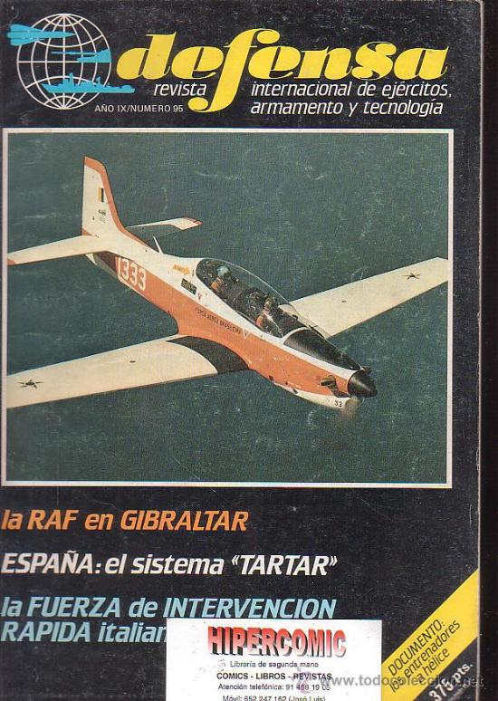 Militaria: DEFENSA N&ordm; 95 -REVISTA MILITAR A&Ntilde;O 1986
