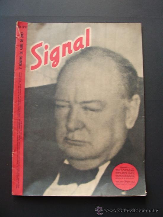 Militaria: SIGNAL REVISTA ALEMANA EN ESPA&Ntilde;OL .  8 / 1943
