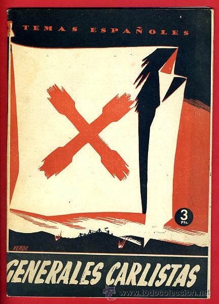 Military Antiques: REVISTA MILITAR, TEMAS ESPA&Ntilde;OLES, GENERALES CARLISTAS , ORIGINAL