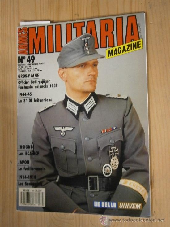 Militaria: Armes Militaria Magazine. n&ordm; 49. Septembre 1989
