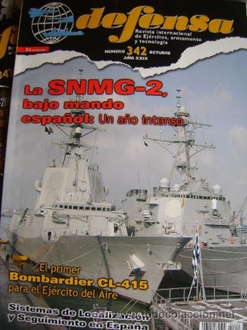 Militaria: Revista Defensa 342, 2006 (SNMG-2 bajo mando espa&ntilde;ol, Bombardier CL-415, sistemas de localizaci&oacute;n)