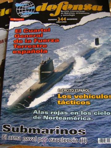 Militaria: Revista Defensa 344, 2006 (Los veh&iacute;culos t&aacute;cticos, Alas rojas, Submarinos, Cuartel general)