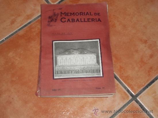 Military Antiques: memorial de caballeria  n&ordm; 37 a&ntilde;o Iv, julio de 1919