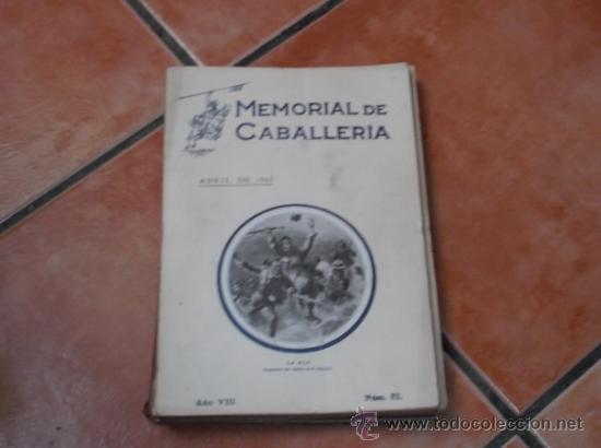 Military Antiques: memorial de caballeria  n&ordm; 82 a&ntilde;o VIII, abril de 1923