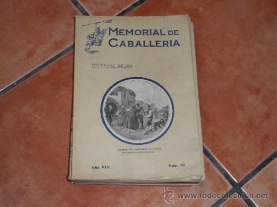 Militaria: memorial de caballeria  n&ordm; 90 a&ntilde;o VIII, diciembre de 1923