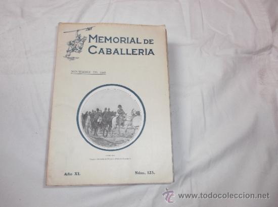 Military Antiques: memorial de caballeria  n&ordm; 125 a&ntilde;o XI, noviembre de 1926
