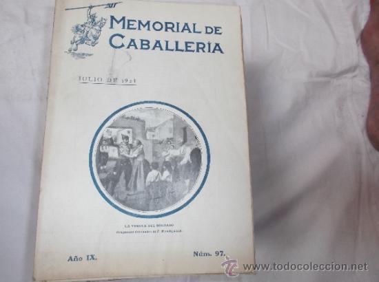 Military Antiques: memorial de caballeria  n&ordm; 97 a&ntilde;o IX, julio de 1924