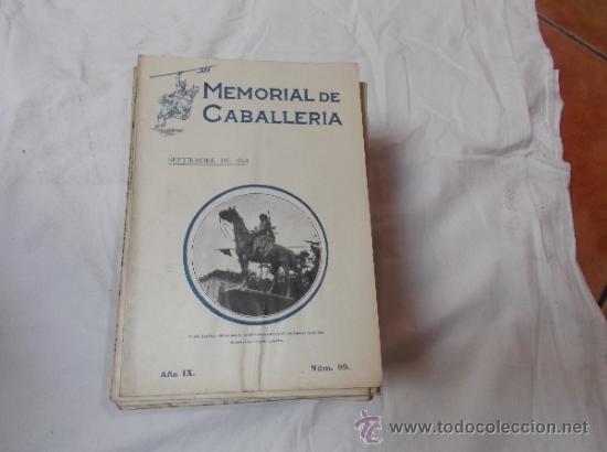 Military Antiques: memorial de caballeria  n&ordm; 99 a&ntilde;o IX, SEPTIEMBRE de 1924