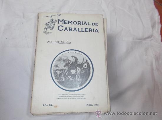Military Antiques: memorial de caballeria  n&ordm; 100 a&ntilde;o IX, octubre de 1924