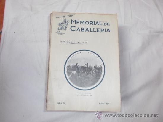 Military Antiques: memorial de caballeria  n&ordm; 113 a&ntilde;o X, noviembre de 1925