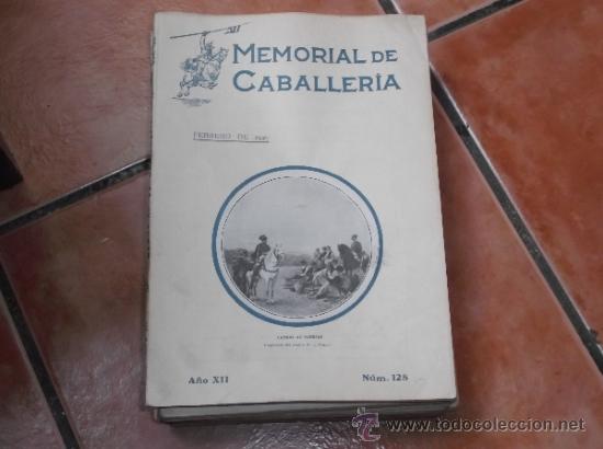 Military Antiques: memorial de caballeria  n&ordm; 128 a&ntilde;o XII , FEBRERO de 1927