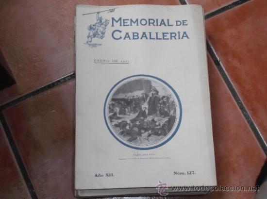 Military Antiques: memorial de caballeria  n&ordm; 127 a&ntilde;o XII, ENERO de 1927