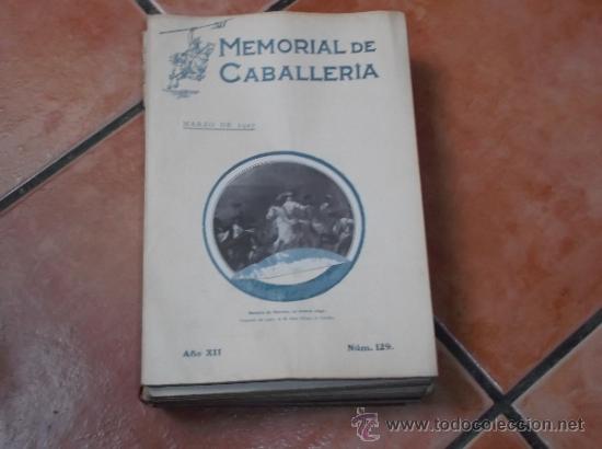 Military Antiques: memorial de caballeria  n&ordm; 129 a&ntilde;o XII, MARZO de 1927