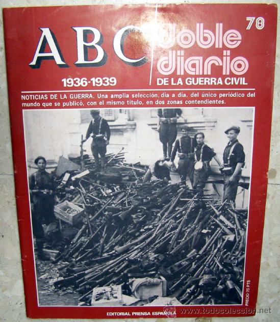 Militaria: ABC Doble diario de la Guerra Civil n&ordm; 78.