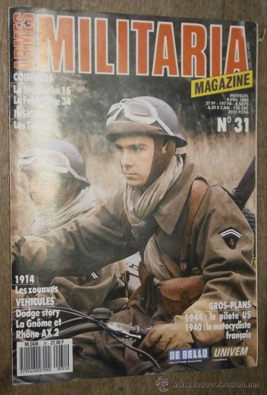 Military Antiques: Revista Armes militaria magazine. N&ordm;31, 50 p&aacute;ginas.