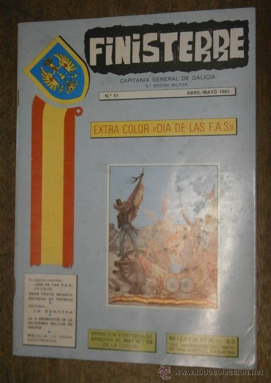 Militaria: Revista Finisterre, n&ordm;51, Abril-Mayo 1983, 84 p&aacute;ginas.