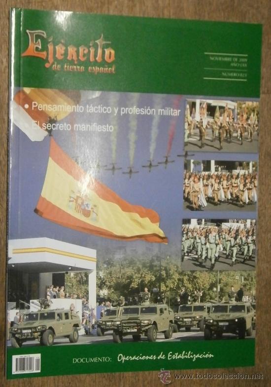 Militaria: Revista Ej&eacute;rcito de tierra espa&ntilde;ola. N&ordm;823, A&ntilde;o LXX, noviembre 2011, 130 p&aacute;ginas.