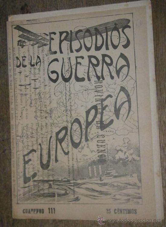 Military Antiques: Peri&oacute;dico &oacute; revista Episodios de la Guerra Europea, cuaderno 111