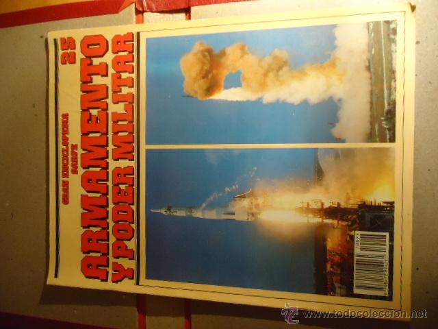 Military Antiques: REVISTA  / FASCICULO - ARMAMENTO Y PODER MILITAR -ED.SARPE -a&ntilde;os 80s ver foto y n - ref: estanteria1