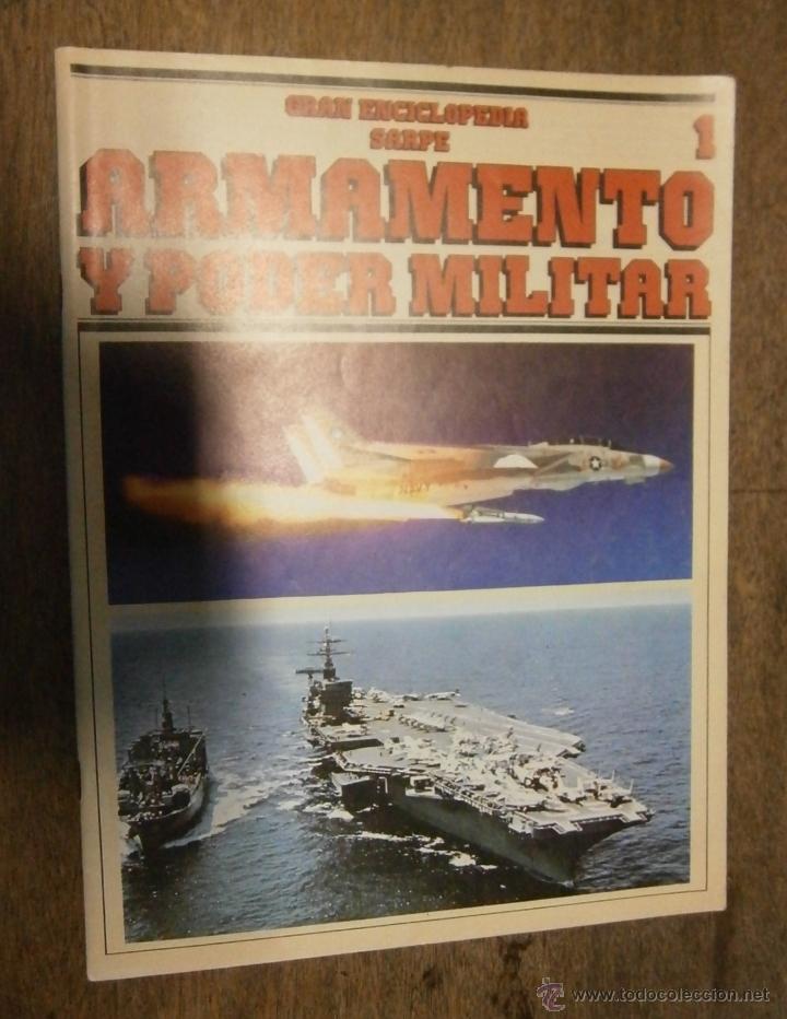 Militaria: Revista Gran enciclopedia sarpe, armamento militar, n&ordm;1.