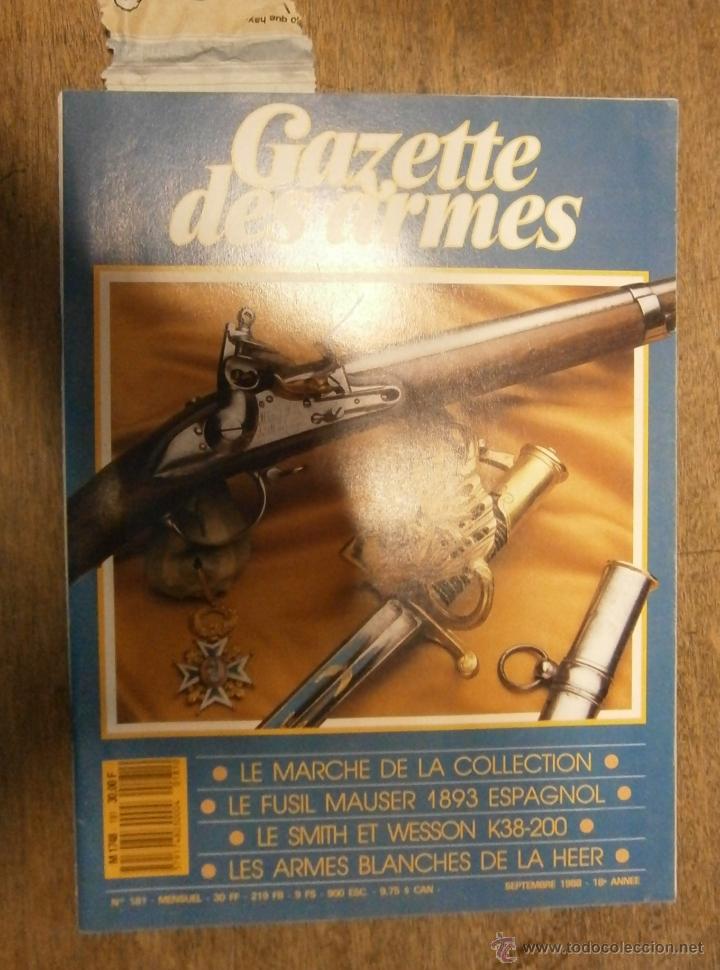 Military Antiques: Revista Gazette des armes, n&ordm;181, Septiembre de 1988.