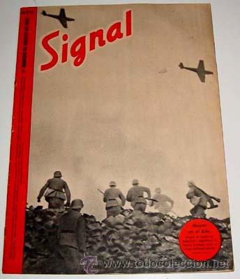 Military Antiques: ANTIGUA REVISTA SIGNAL N&ordm; 15 - 1&ordm; NUMERO DE AGOSTO  DE 1942 EN ESPA&Ntilde;OL - 46 PAGINAS - 36,5 X 27 CMS.