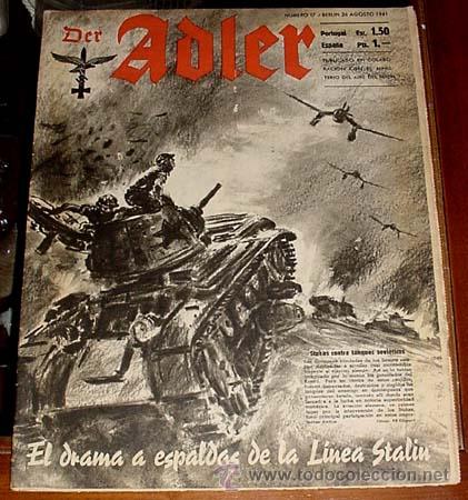 Military Antiques: ANTIGUA REVISTA ADLER N&ordm; 17 -  BERLIN 26 AGOSTO 1941 - TIENE 30 PAGINAS LLENAS DE FOTOGRAFIAS - EN E