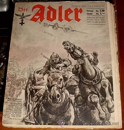 Military Antiques: ANTIGUA REVISTA ADLER N&ordm; 25 -  BERLIN 16 DICIEMBRE 1941 - TIENE 30 PAGINAS LLENAS DE FOTOGRAFIAS - E