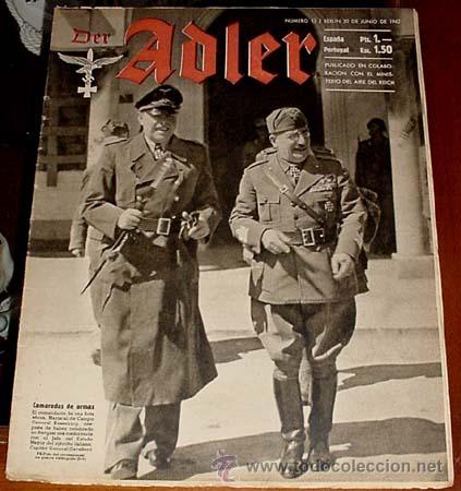 Military Antiques: ANTIGUA REVISTA ADLER N&ordm; 13 -  BERLIN 30 JUNIO 1942  - TIENE 30 PAGINAS LLENAS DE FOTOGRAFIAS - EN E
