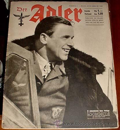 Military Antiques: ANTIGUA REVISTA ADLER N&ordm; 8 -  BERLIN 20 ABRIL 1943  - TIENE 30 PAGINAS LLENAS DE FOTOGRAFIAS - EN ES