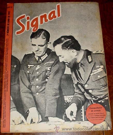 Military Antiques: ANTIGUA REVISTA SIGNAL - SP N&ordm; 12 -   2&ordm; N&ordm; JUNIO 1942 EN CASTELLANO - CONTIENE 47 PAGINAS - MUCHISI
