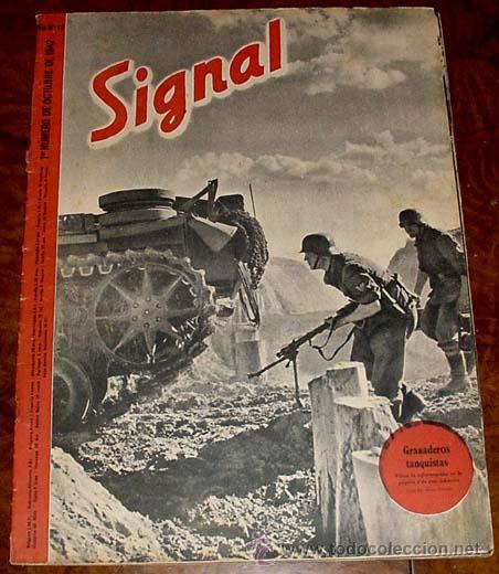 Military Antiques: ANTIGUA REVISTA SIGNAL - SP N&ordm; 19 -   1&ordm; N&ordm; OCTUBRE 1942 EN CASTELLANO - CONTIENE 47 PAGINAS - MUCHI